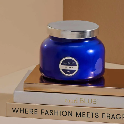 Volcano Blue Signature Jar, 19 oz