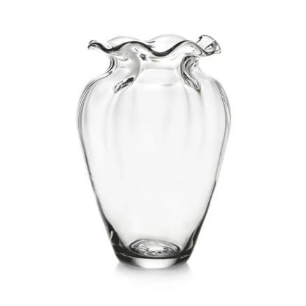 Simon Pearce Chelsea Optic Clinched Vase