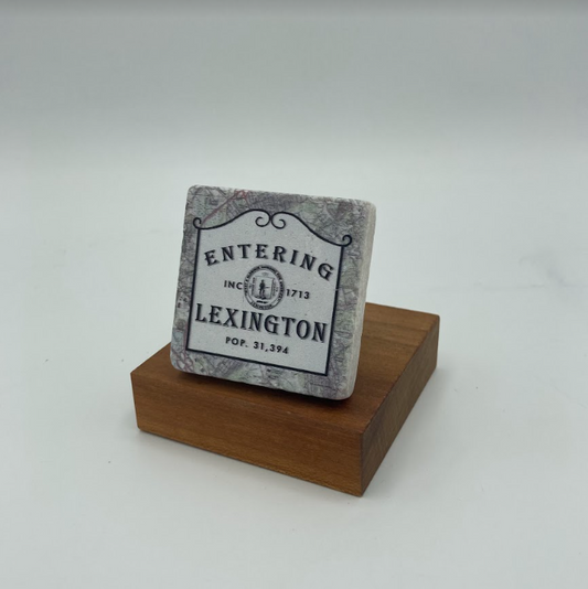 Entering Lexington Marble Bottle Stopper