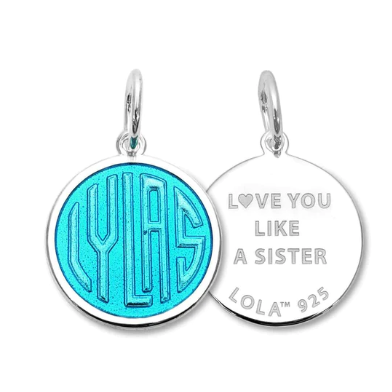 Lola & Company Lylas Blue Sea Pendant Small