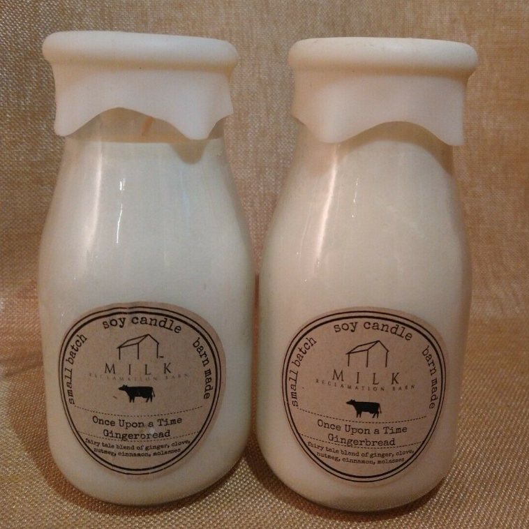 Milk Bottle Candle, Milk Reclamation Barn