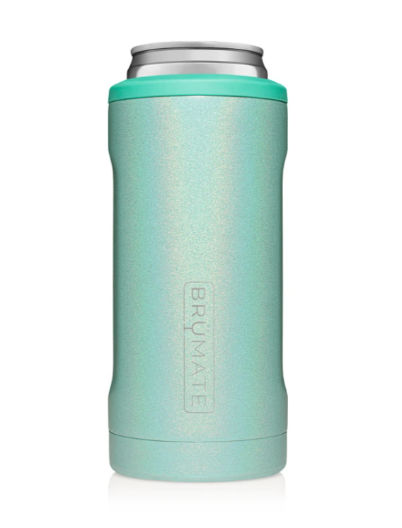 BruMate Glitter Aqua Glitter Flask