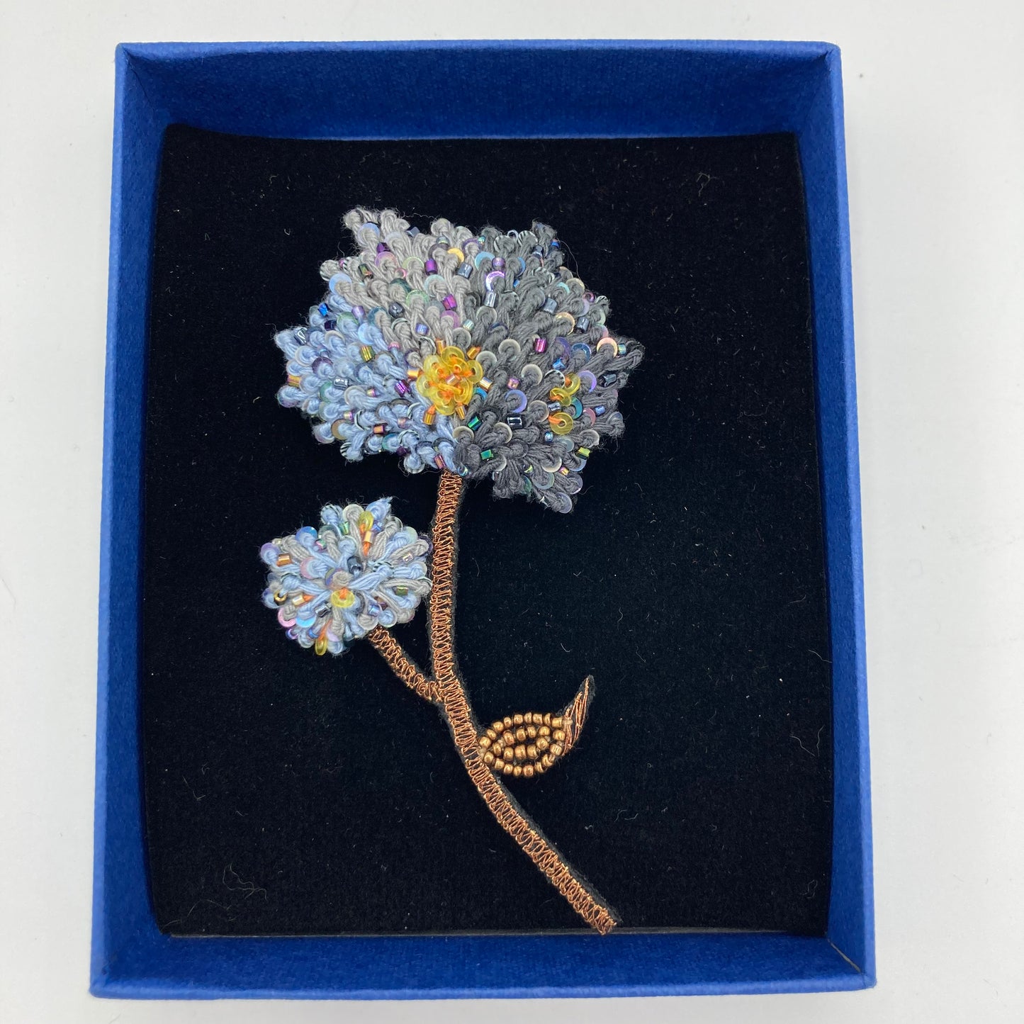 Hydrangea Brooch