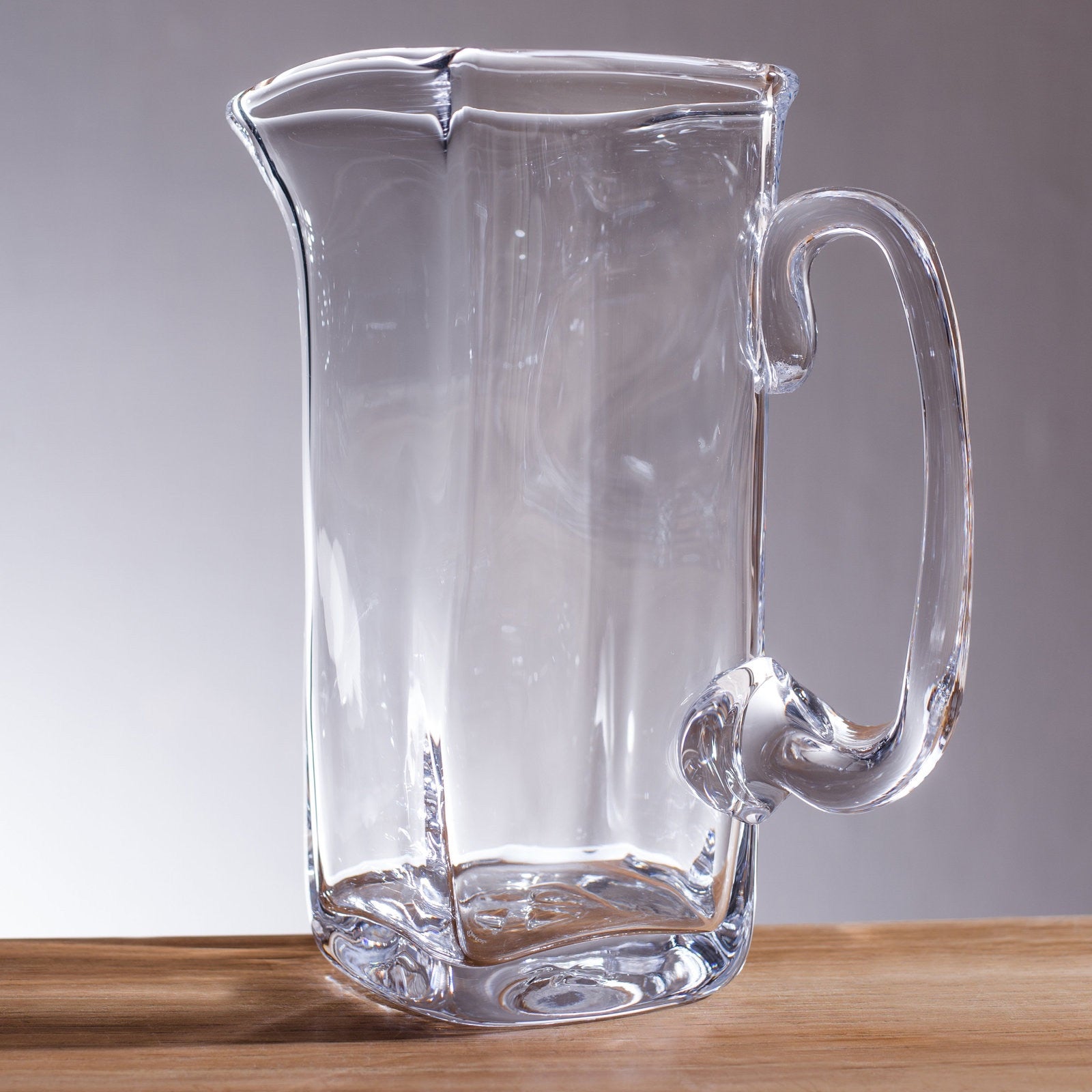 Simon Pearce Woodstock Glass Pitcher, Large