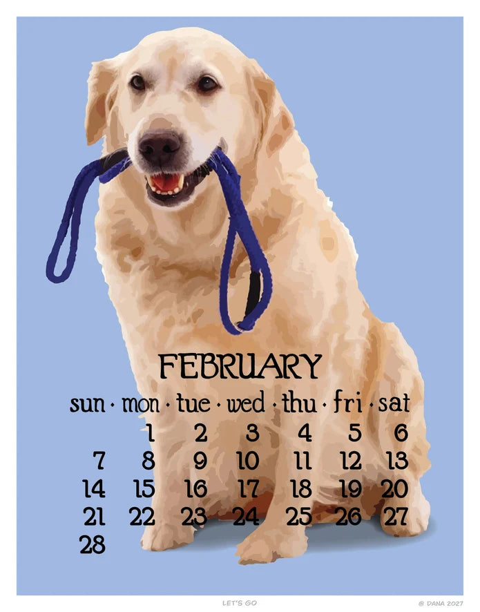 2027 Abacus Spiral Calendar