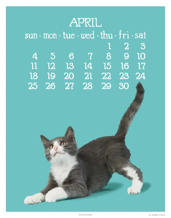 2027 Abacus Wall Calendar