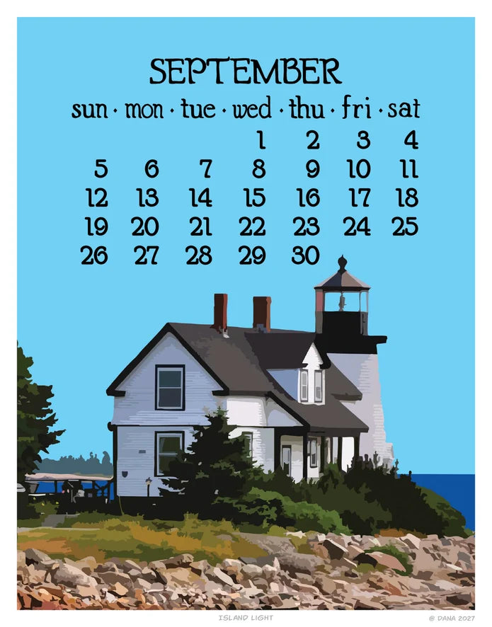 2027 Abacus Desk Calendar