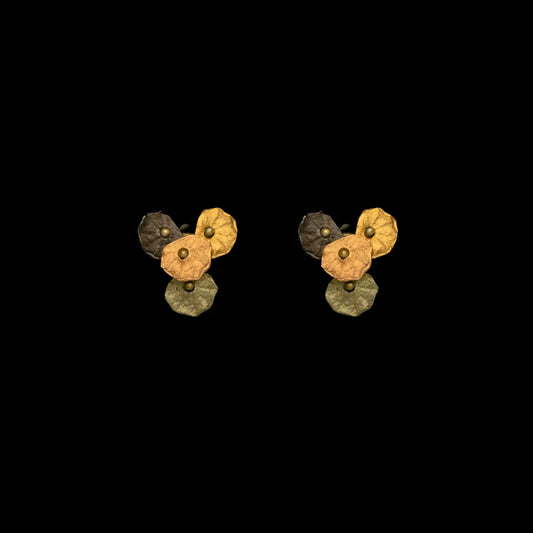 Michael Michaud - Nasturtium Post Earrings