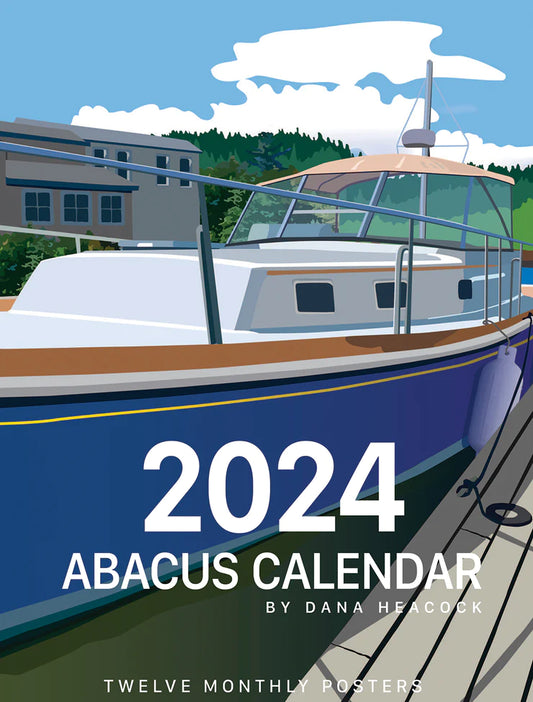 2024 Abacus Wall Calendar