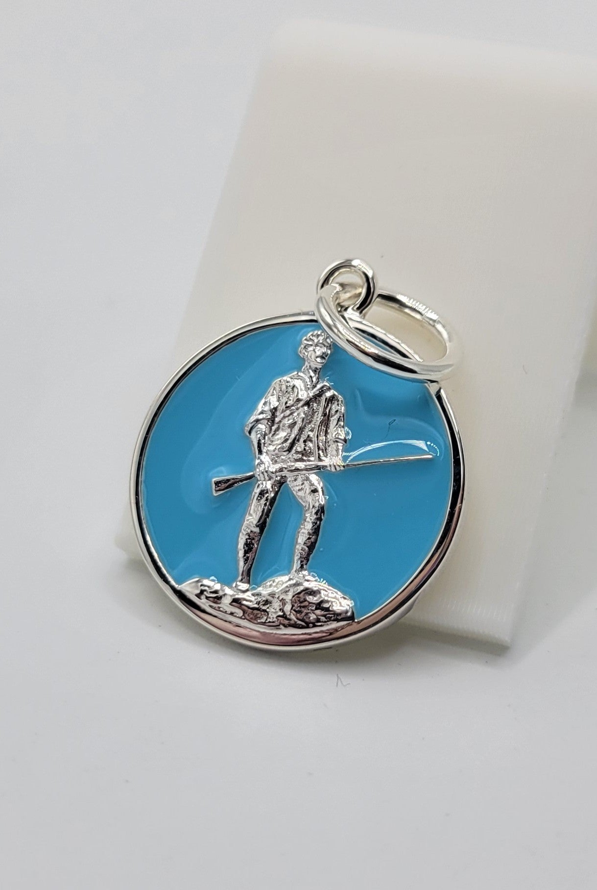 Lola & Company Lexington Minuteman Charm Light Blue