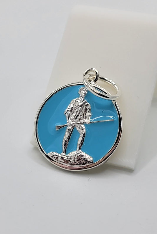 Lola & Company Lexington Minuteman Charm Light Blue