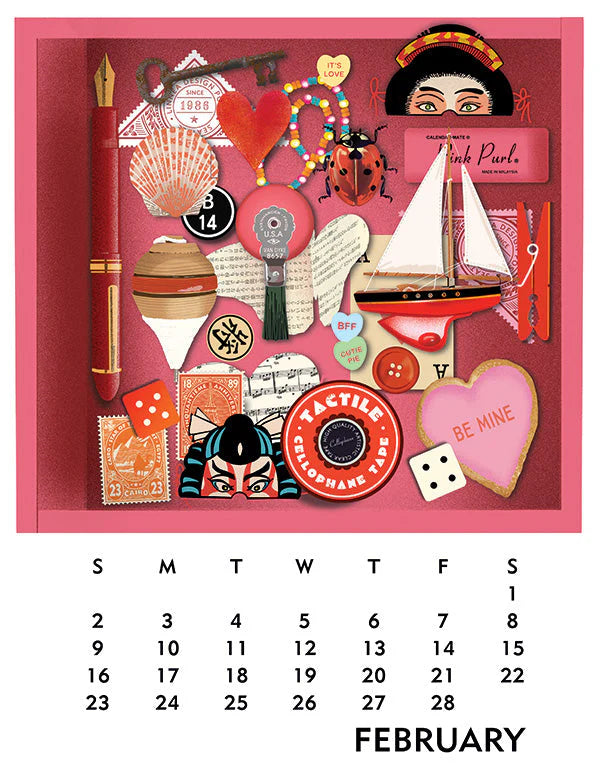 2025 Linnea Desk Calendar