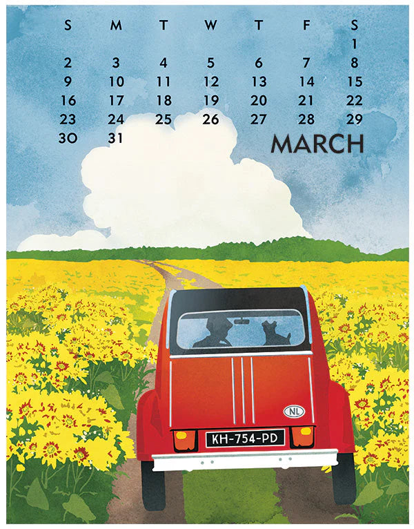 2025 Linnea Desk Calendar