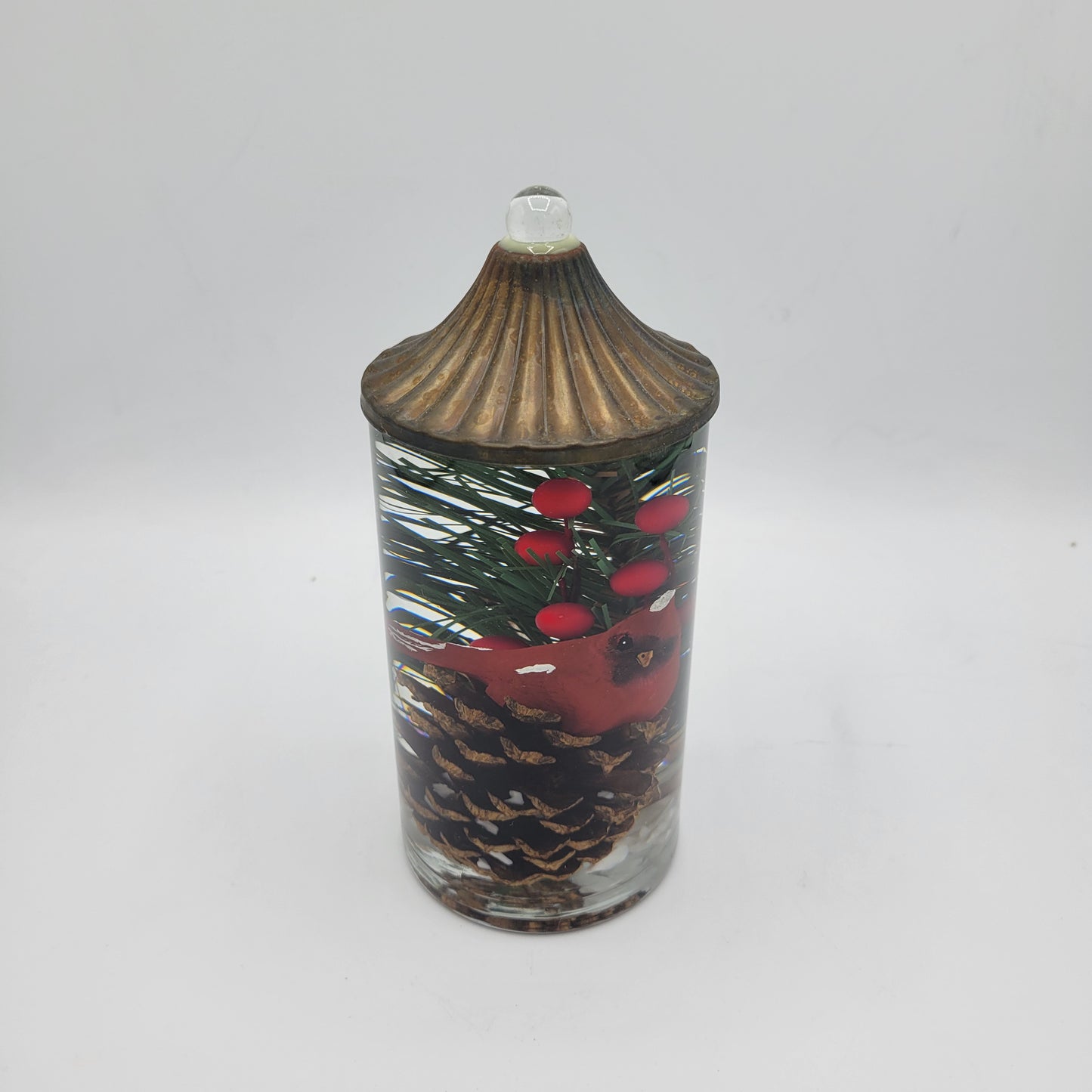 Lifetime Oil Burning Candle "Winter Cardinal" M