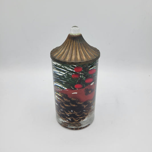 Lifetime Oil Burning Candle "Winter Cardinal" M