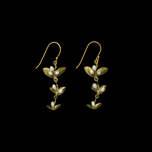 Michael Michaud - Spring Vine Wire Drop Earrings