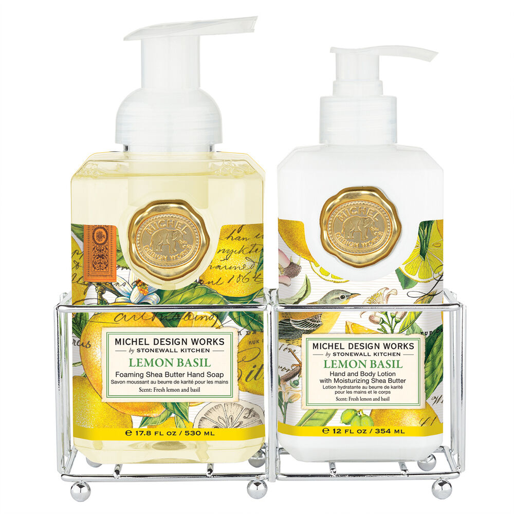 Michel Design Works - Lemon Basil Hand Care Caddy