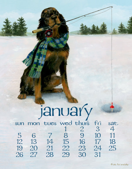 2025 Dog Days Poster Calendar