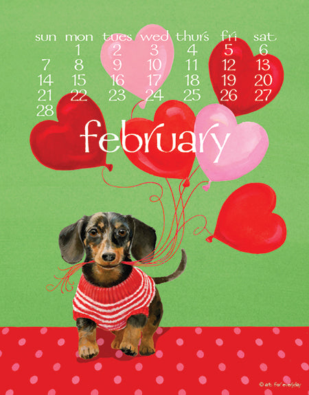 2027 Dog Days Desk 5X7 Calendar