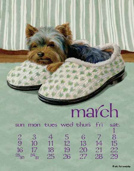 2025 Dog Days Poster Calendar