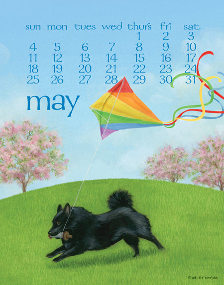 2025 Dog Days Poster Calendar