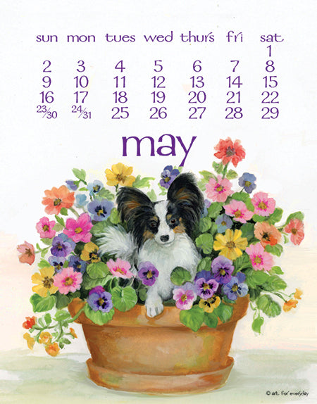 2027 Dog Days Desk 5X7 Calendar