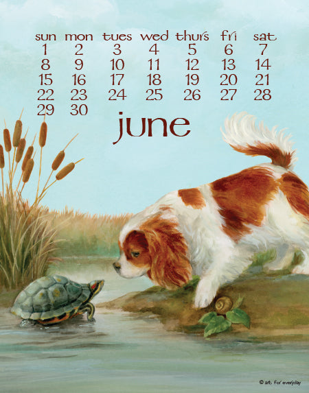 2025 Dog Days Poster Calendar