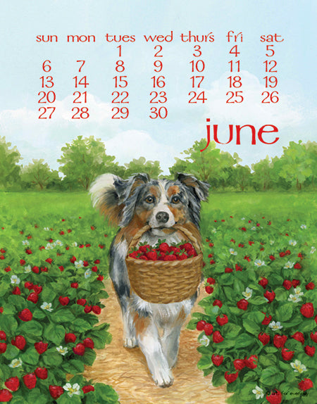 2027 Dog Days Desk 5X7 Calendar
