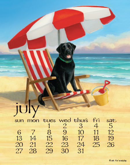 2025 Dog Days Poster Calendar