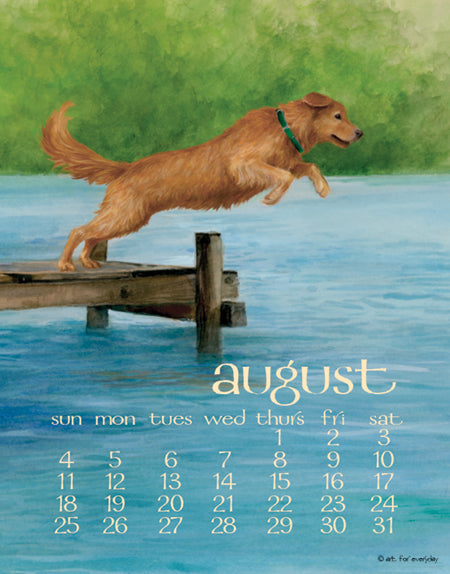2024 Dog Days Desk Calendar