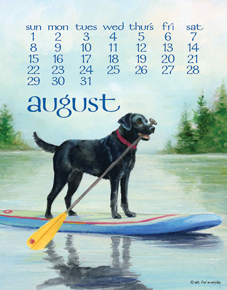2027 Dog Days Desk 5X7 Calendar
