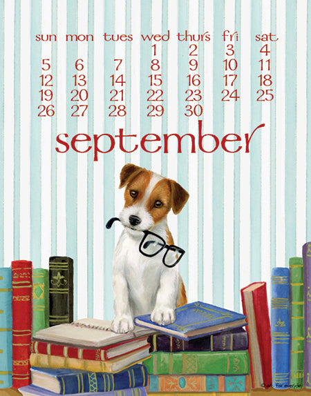 2027 Dog Days Desk 5X7 Calendar