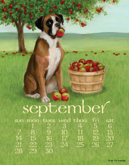 2025 Dog Days Poster Calendar