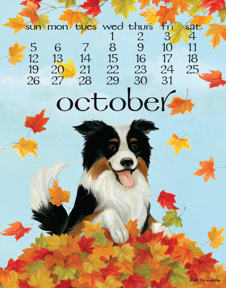 2025 Dog Days Poster Calendar