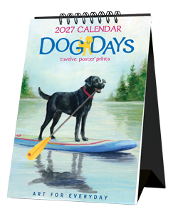 2027 Dog Days Spiral 5x7 Calendar