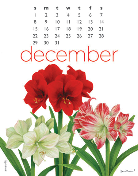 2024 Flowers Poster Calendar
