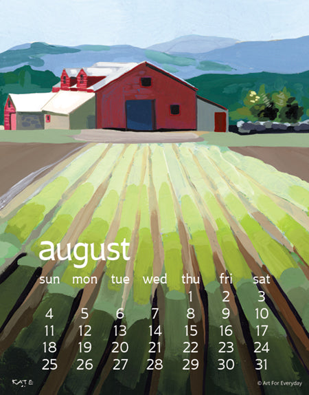 2024 Kate Libby Spiral Calendar