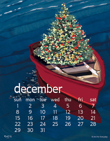 2024 Kate Libby Desk Calendar