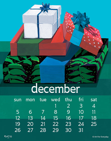 2027 Kate Libby Spiral 5X7 Calendar