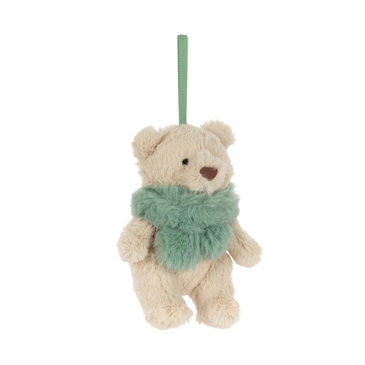 Jellycat Bartholomew Bear Jr. Winter Warmer Decoration
