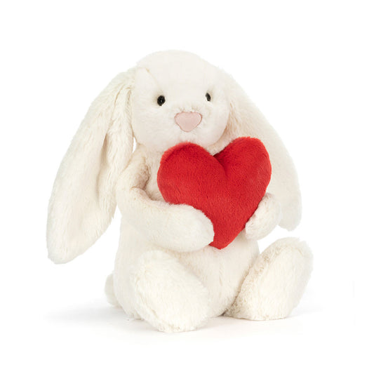 Jelly Cat Bashful Red Love Heart Bunny