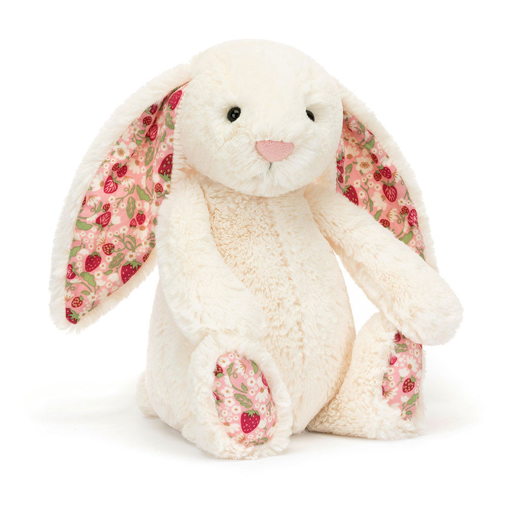 Jelly Cat Blossom Cream Bunny 'Berry' (Medium)