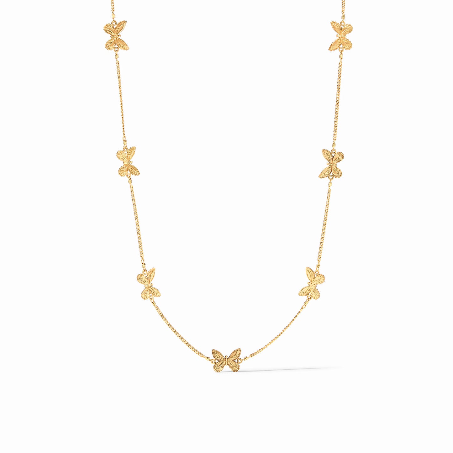 Julie Vos - Butterfly Delicate Station Necklace