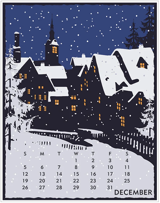 2027 Linnea Poster Calendar