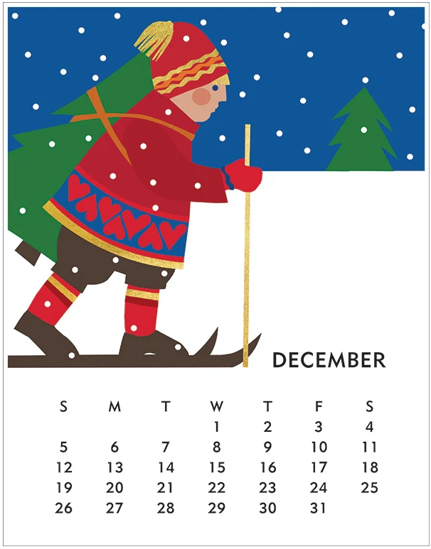 2027 Linnea Poster Calendar