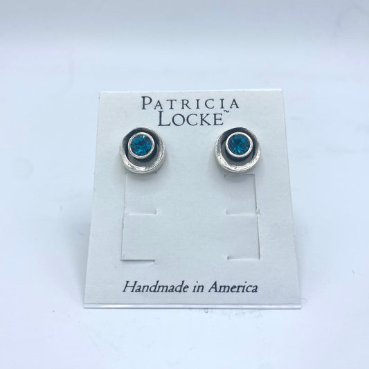 Patricia Locke - Eye Spy Earrings - Denim
