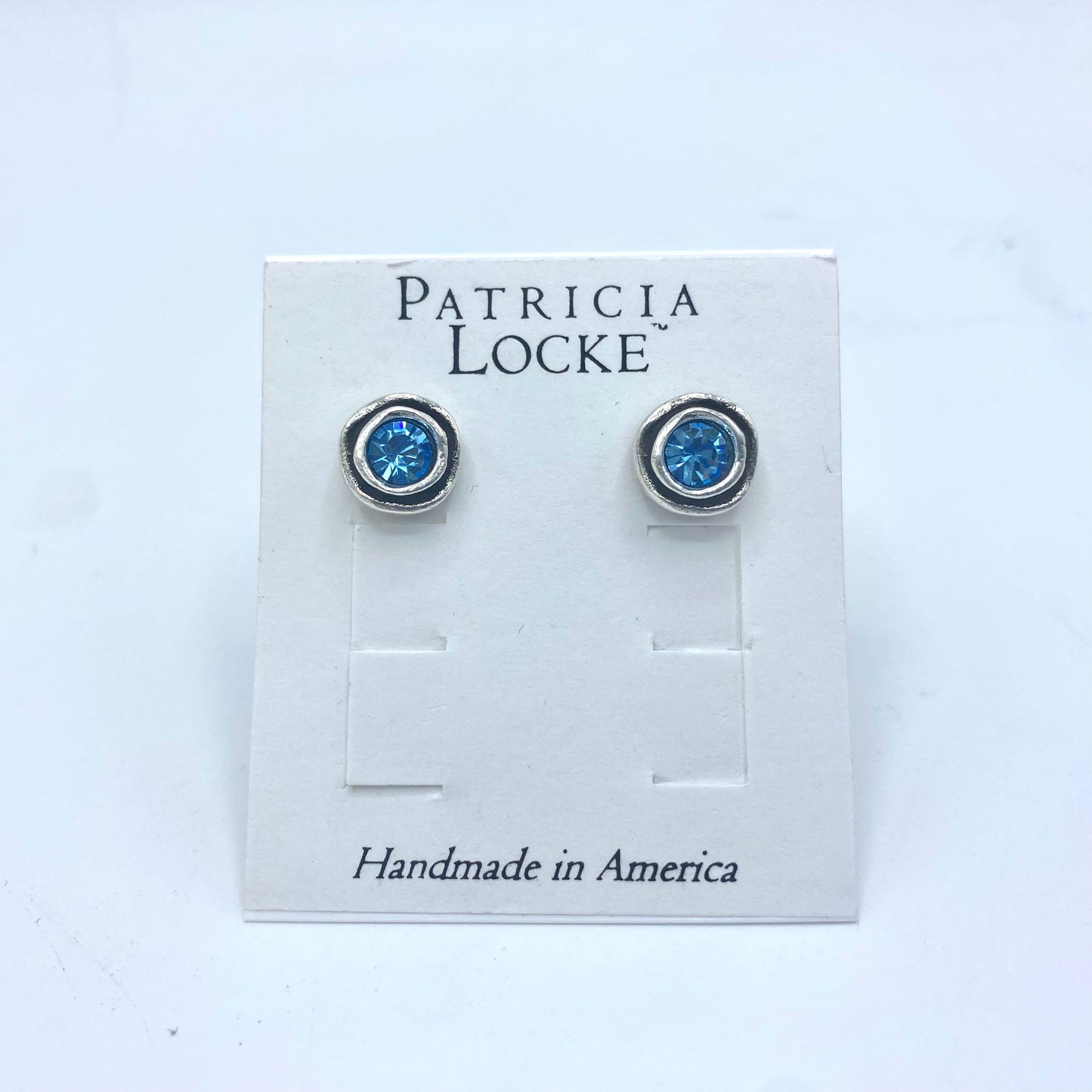 Patricia Locke - On the Dot Earrings - Aquamarine