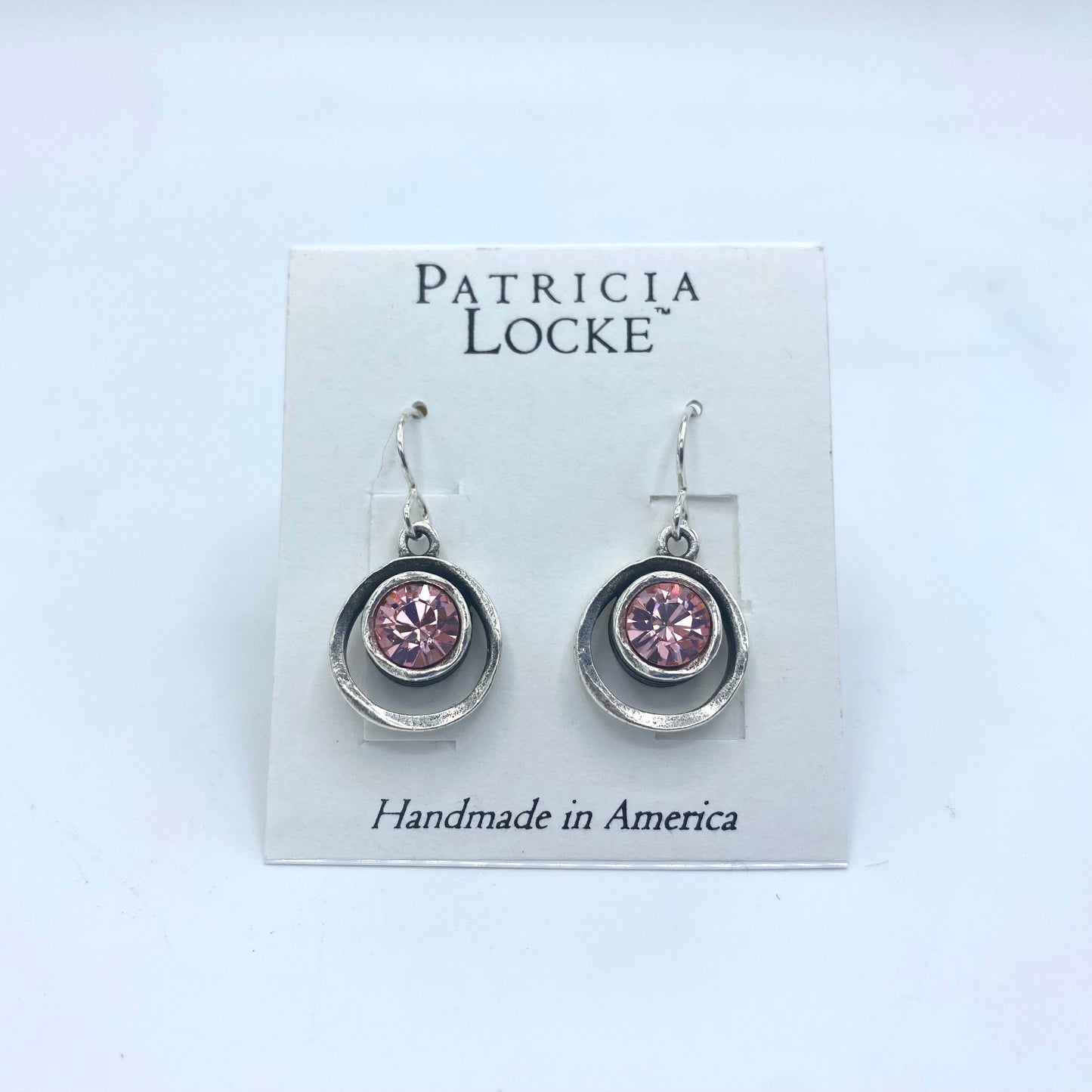 Patricia Locke - Skeeball Earrings - Light Rose
