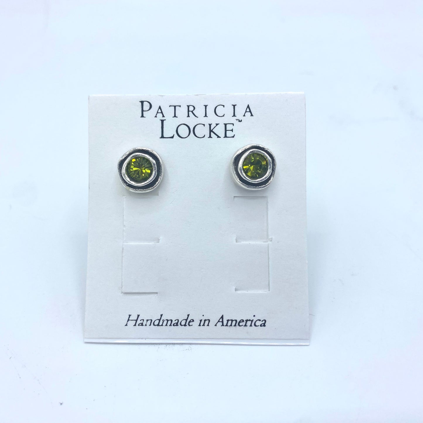 Patricia Locke - On the Dot Earrings - Olivine