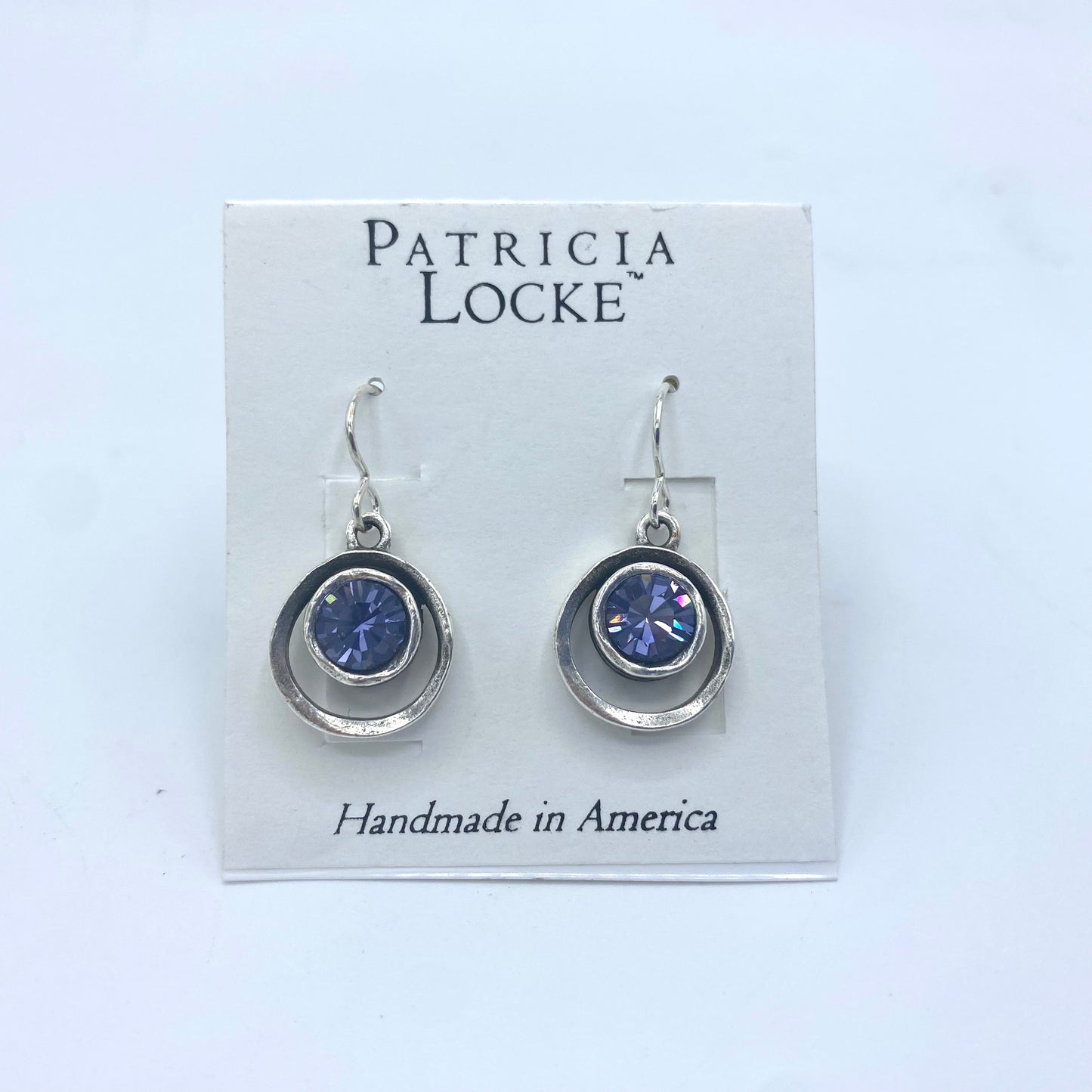 Patricia Locke - Skeeball Earrings - Tanzanite